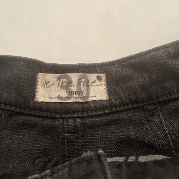 NWT Free People Women's Night Cosmico Flirt A-Line Denim Mini Skirt Size 30 - Picture 7 of 11